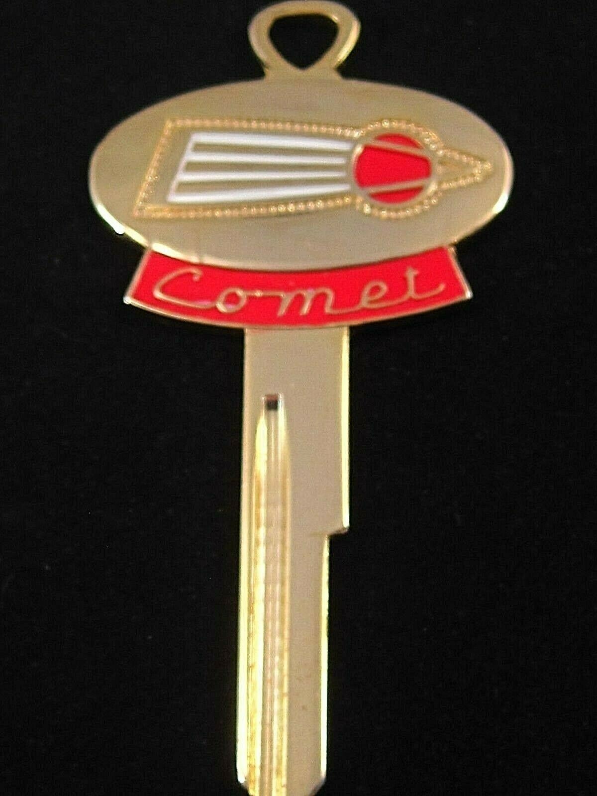 MERCURY COMET Space-Age KEY BLANK 1960-1964 Ignition MINT CALIENTE NOS Vintage