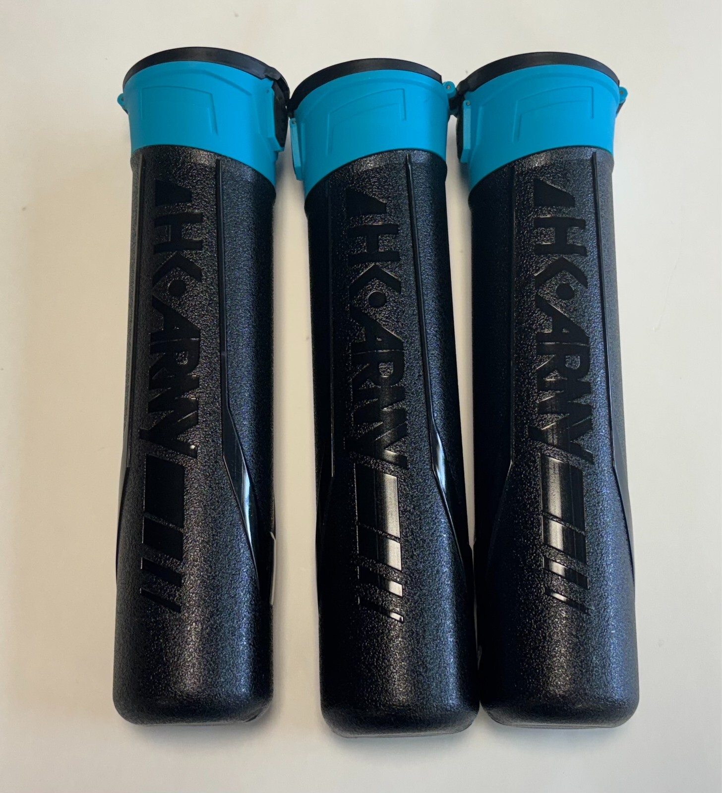 NEW HK Army 3-Pack 185 Round MaxLock Paintball Pods - Black & Blue