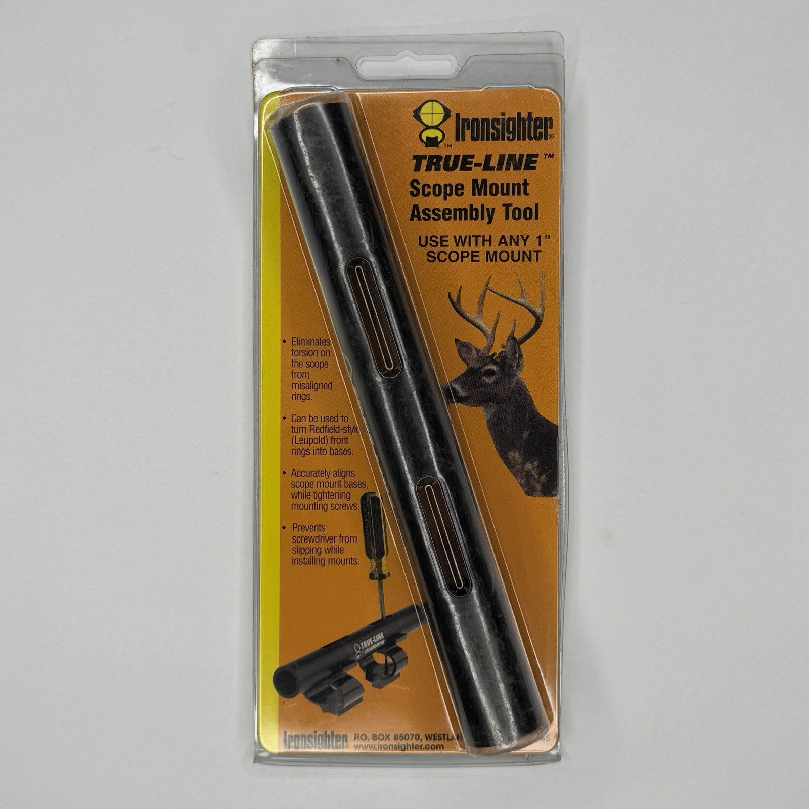 Ironsighter True Line Scope Mount Assembly Tool - Any 1" Scope Mount - NEW