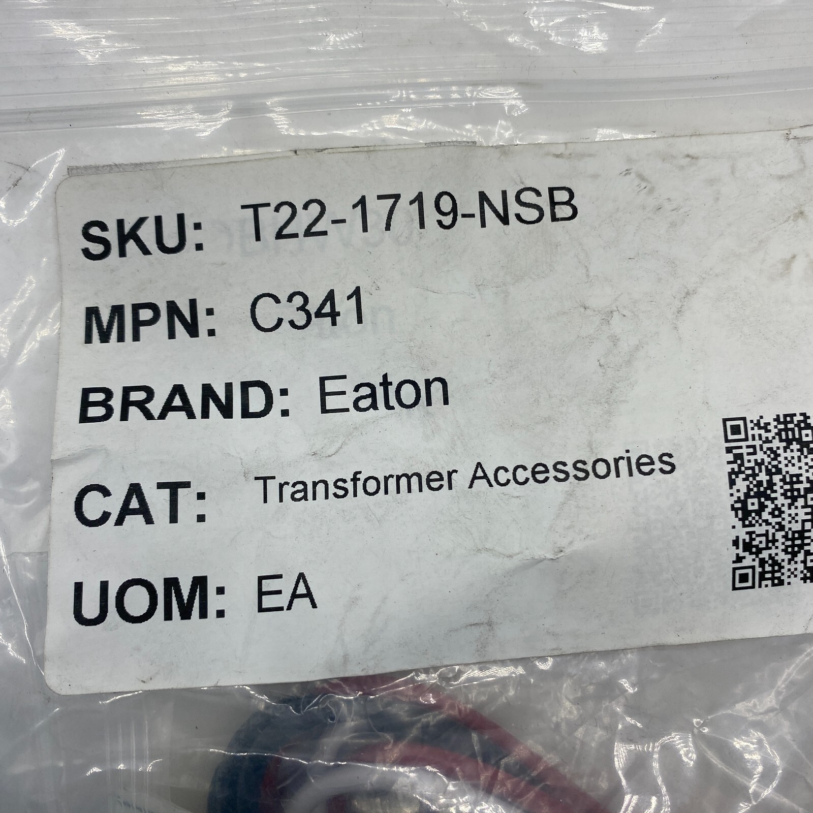 EATON C341 INDUSTRIAL CONTROL TRANSFORMER CABLE ACCESSORIES C341 ✅