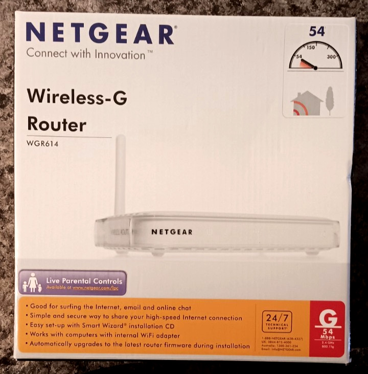 Netgear Wireless- G  internet  Router WGR614