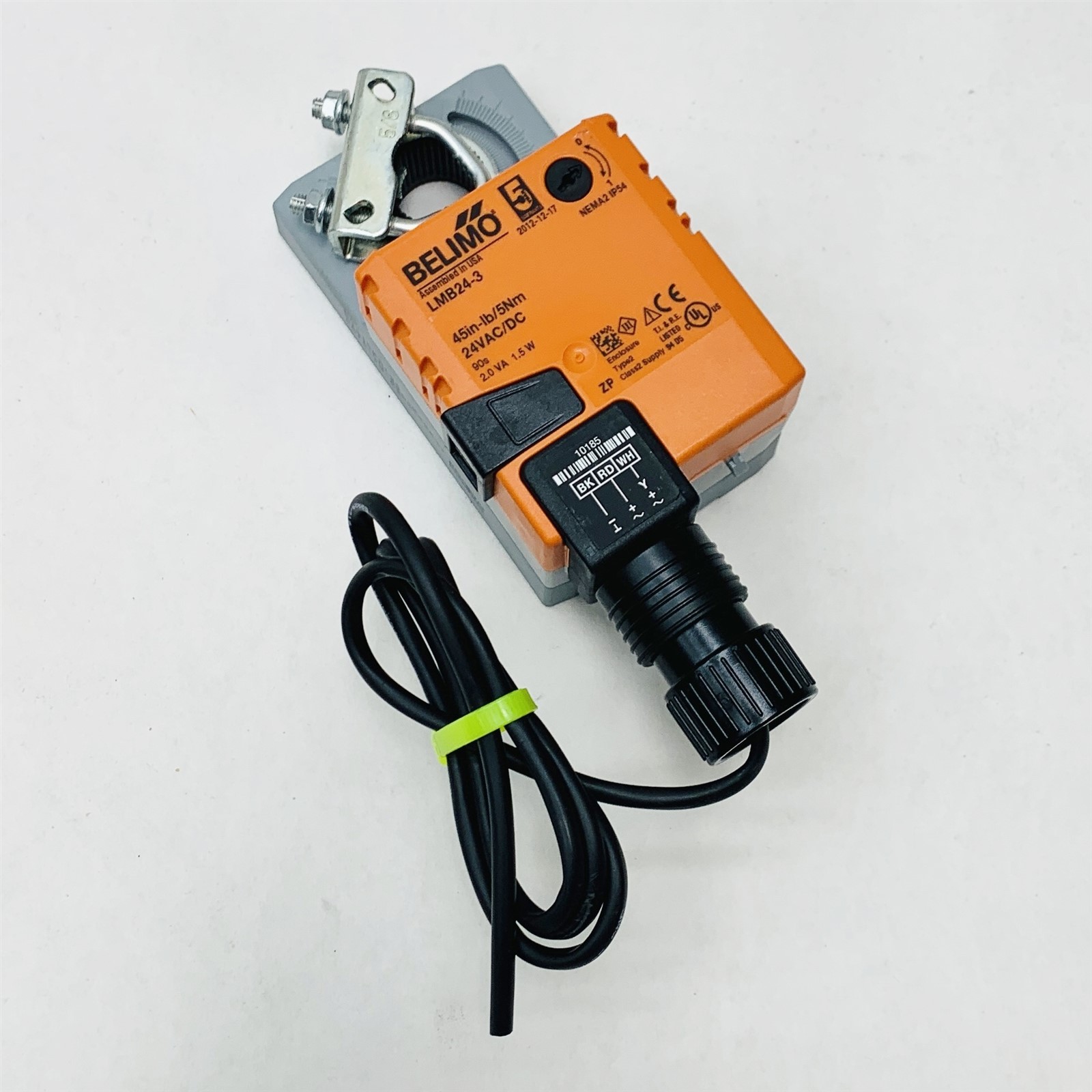 Belimo LMB24-3 Non Fail-Safe 24V 45 in-lb 5Nm Floating Point Damper Actuator