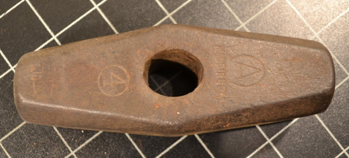 ATHA - 4# -DRILLING HAMMER HEAD - VERY OLD MARKINGS - MINT CONDITION