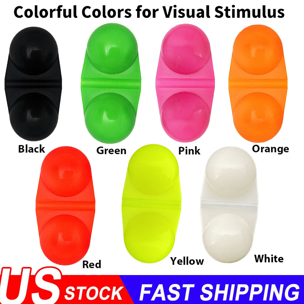 50Pcs Double Rattle Beads Fishing Catfish Rig Attractants for Striper Bass US