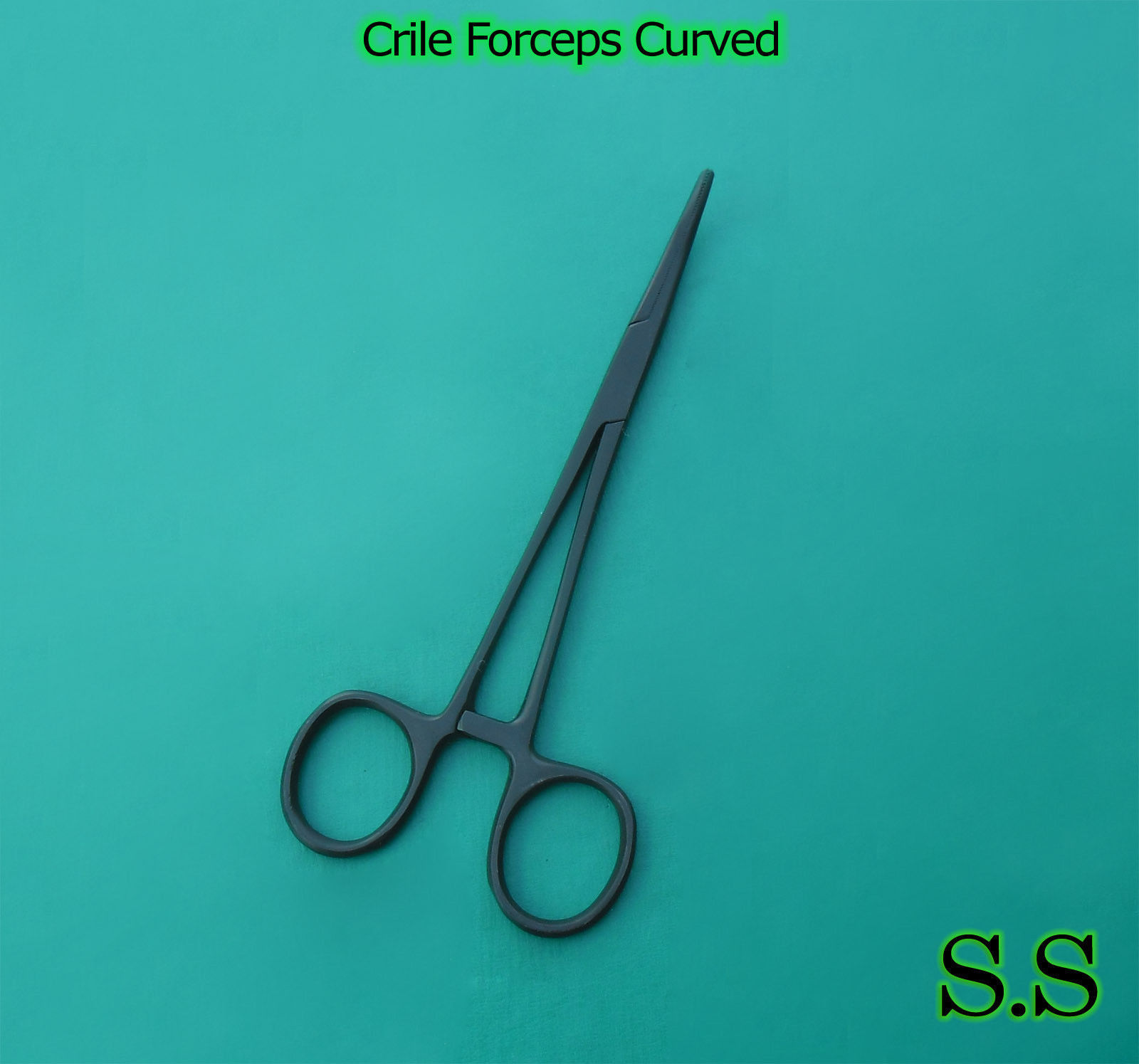 Crile Forceps 6.25" Curved Black Coated surgical Instruments