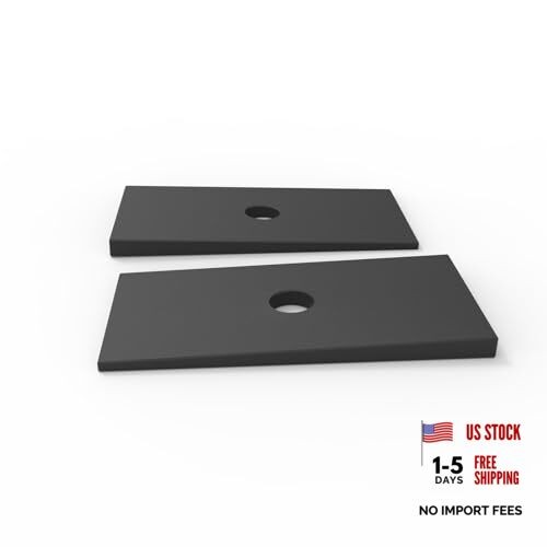 2.5° Camber Caster Shim – Steel Alignment Correction, Universal Matte Black