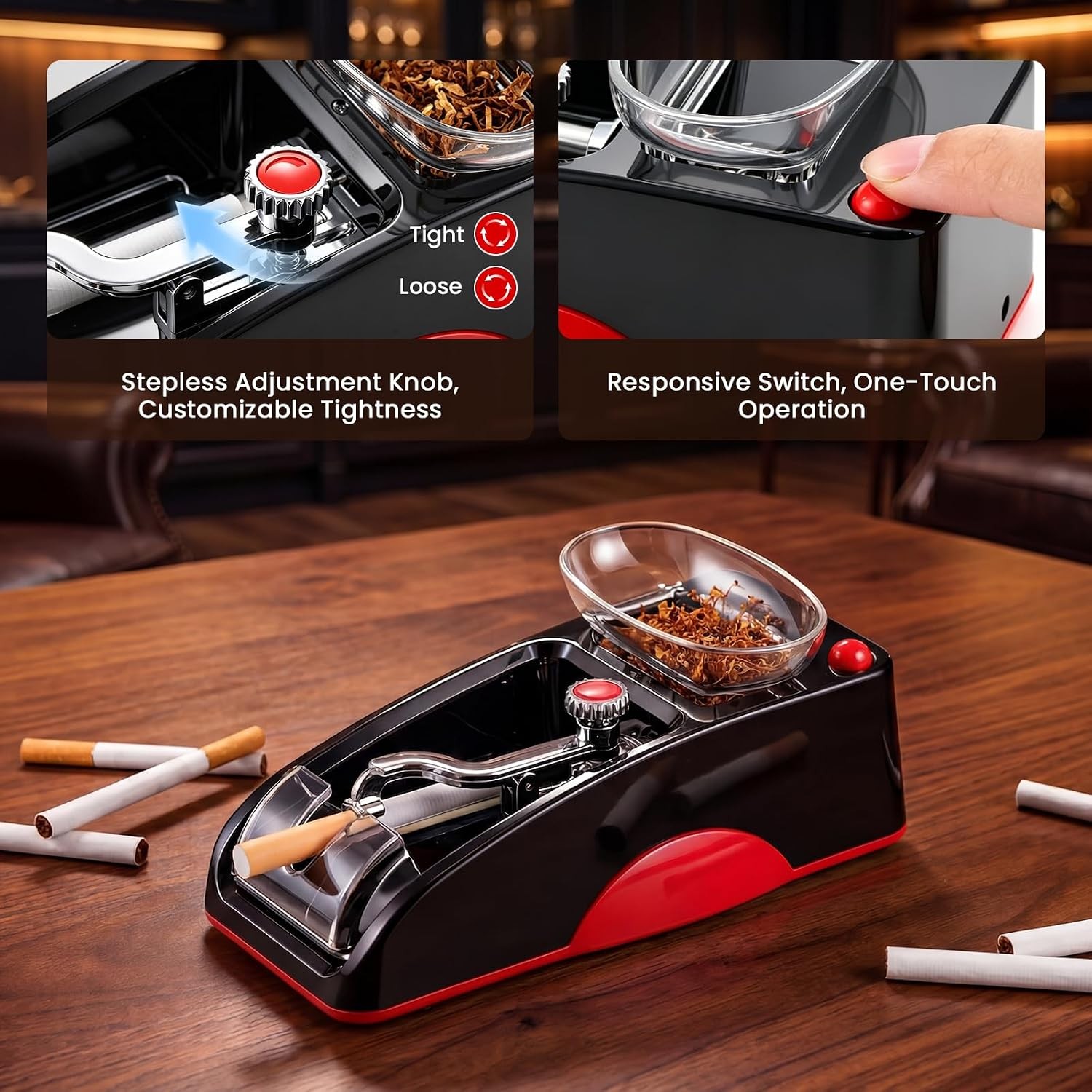 NEWTRY Rolling Machine Electric Automatic Injector Mini Roller Maker DIY Tool (R