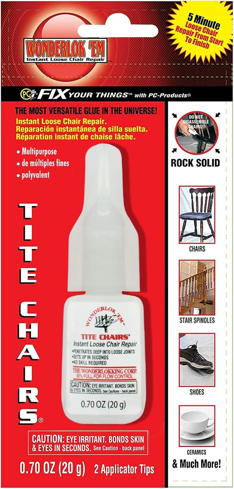 20g Wonderlokking Tite Chairs Adhesive for Furniture & Chair Joint Repair