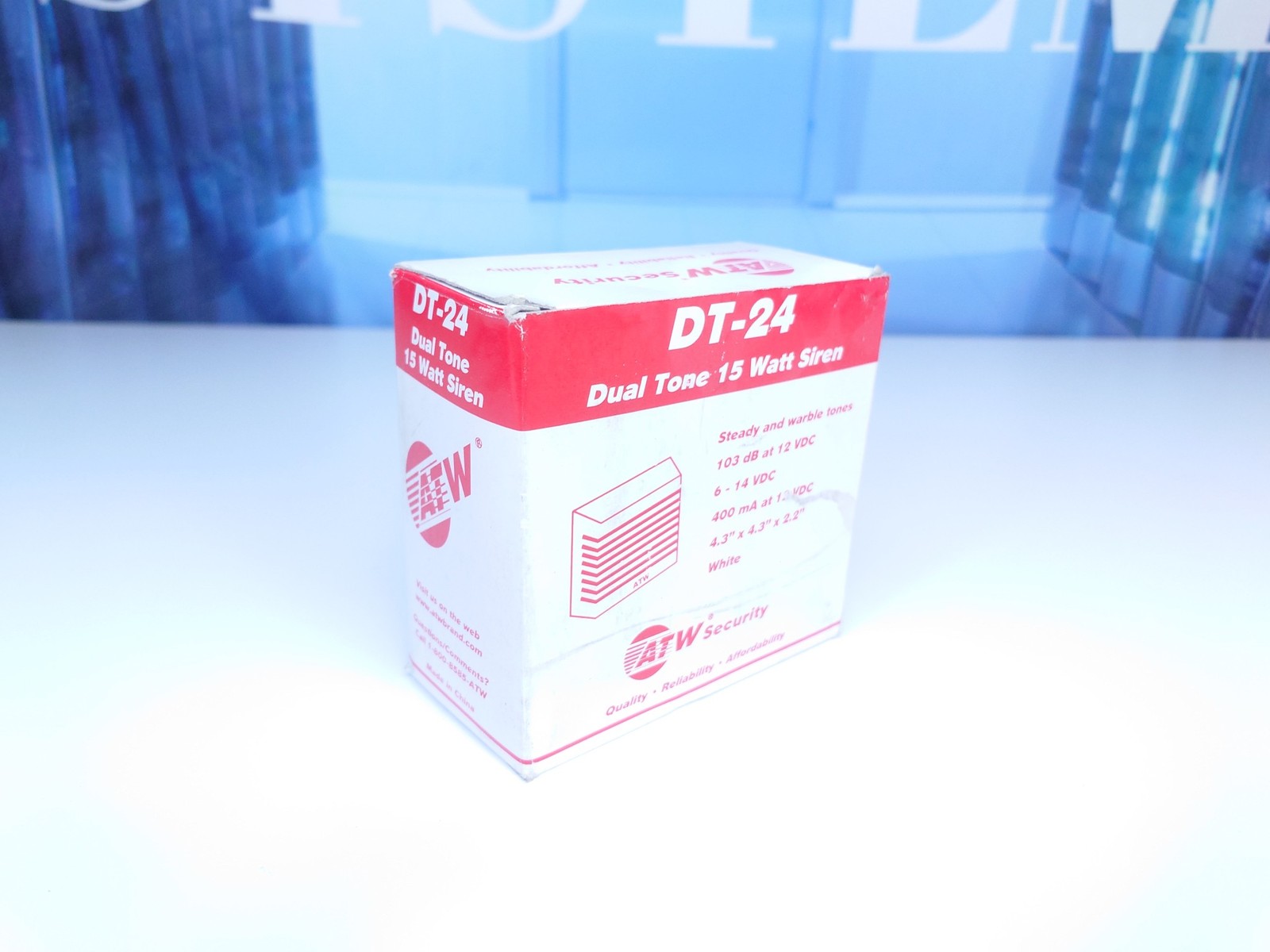 ATW Security DT-24 Dual Tone 15 watt Surface Mount Siren