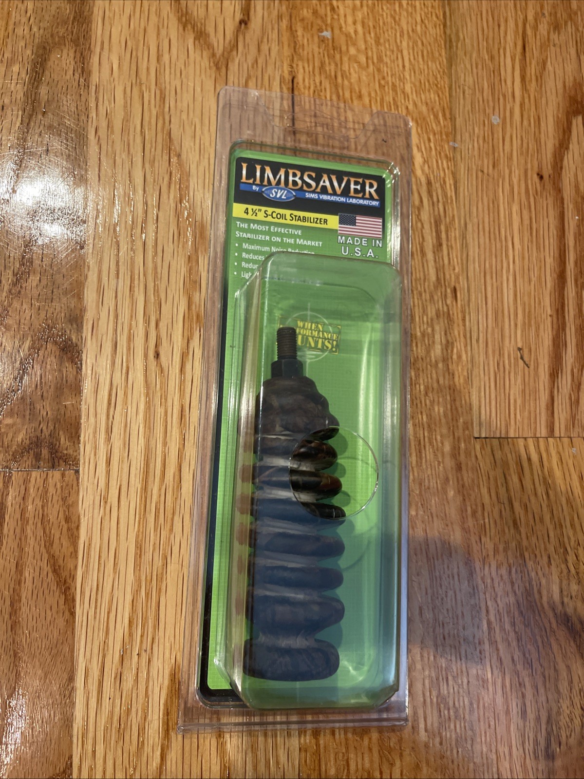 Sims Laboratory Limbsaver S-Coil 4.5" Stabilizer Carbon Camo - 4409