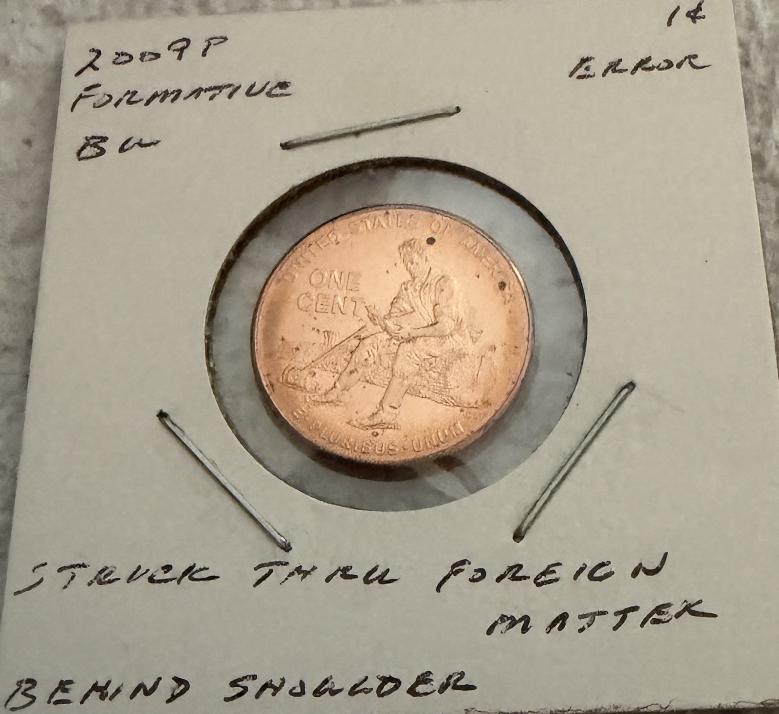 2009 P Formative Year Lincoln Penny (#3)
