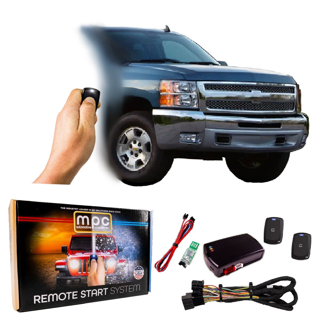 Plug-n-Play 1-Button Remote Start Kit For 2007-2013 Chevrolet Silverado 1500