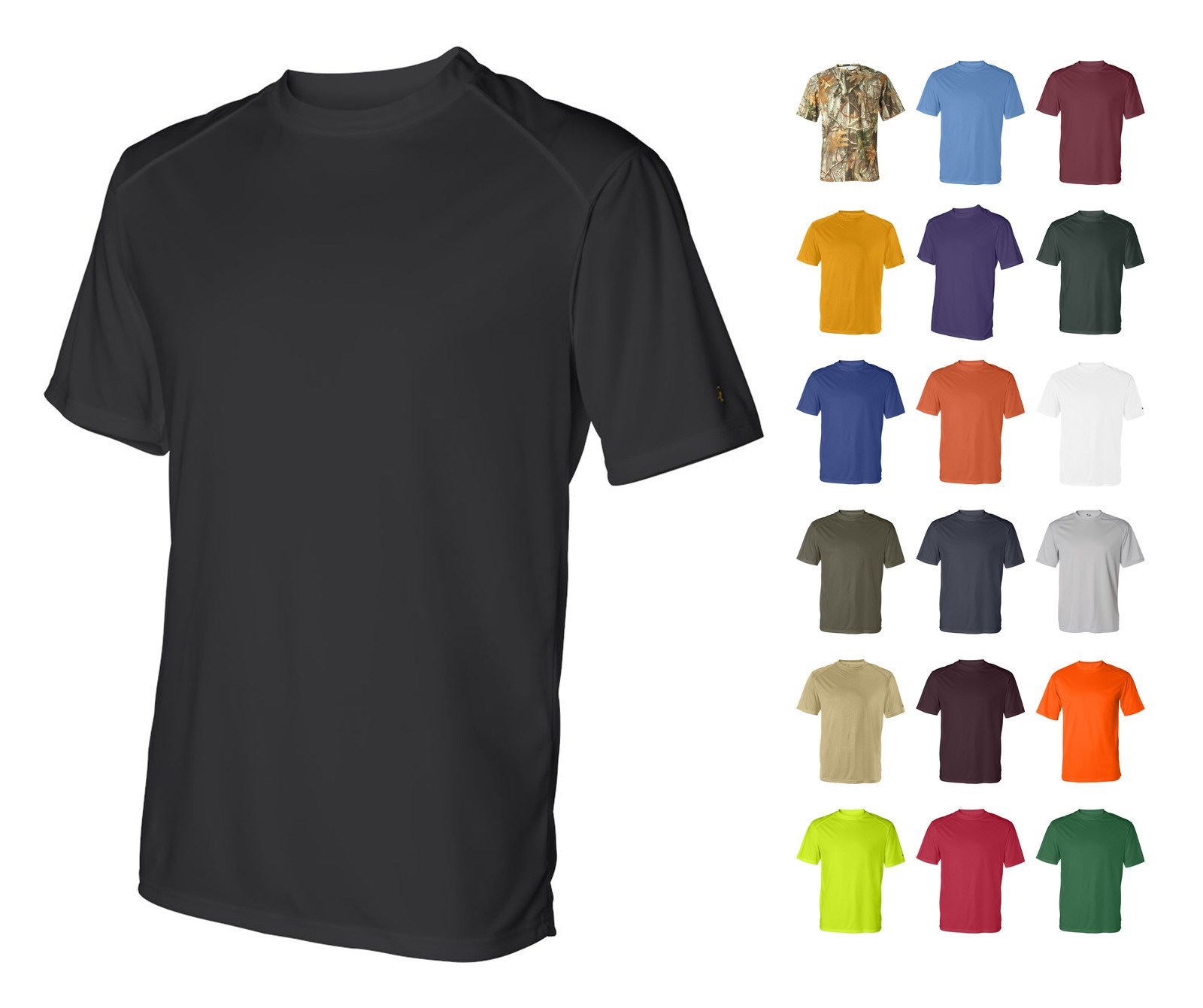 Badger B-Core T-Shirt 4120 Sport Shoulders S-3XL 4X 5XL dri fit Moisture Wicking