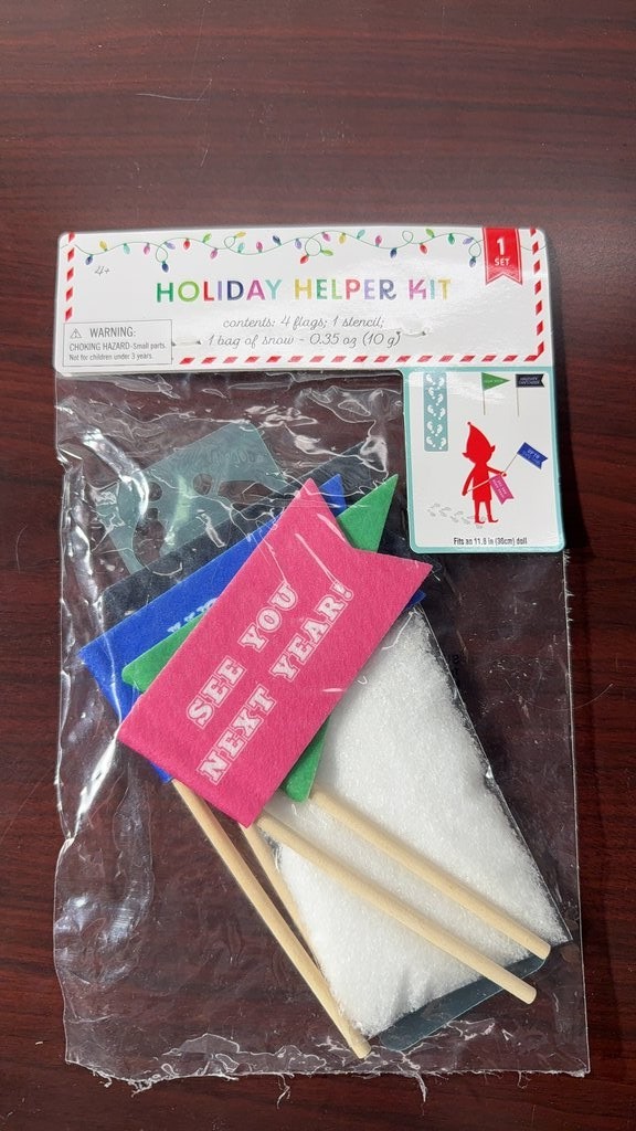 Holiday Helper Kit with Flags and Stencil