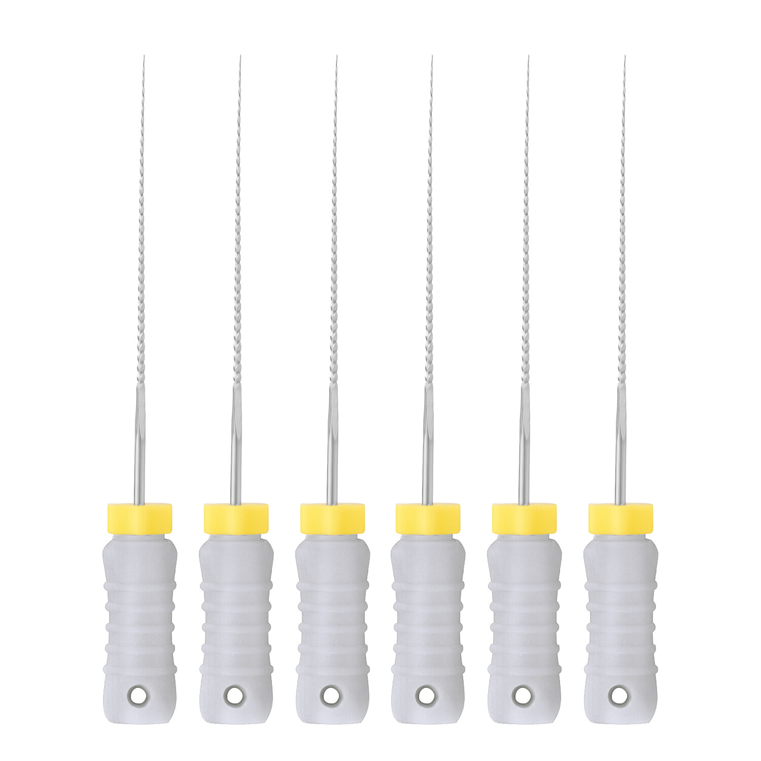 6Pcs Dental Hand Use K Files #8 Stainless Steel Root Canal Endo Files 21/25mm