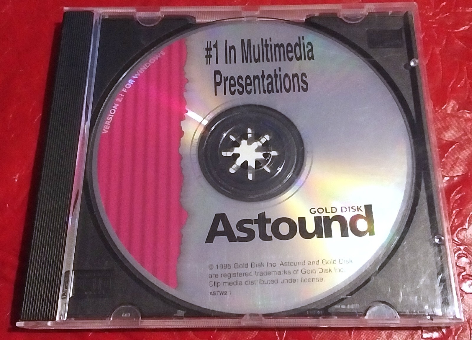 RARE - GOLD DISK ASTOUND CD VERSION FOR WINDOWS - #1 IN MULTIMEDIA PRESENTATIONS