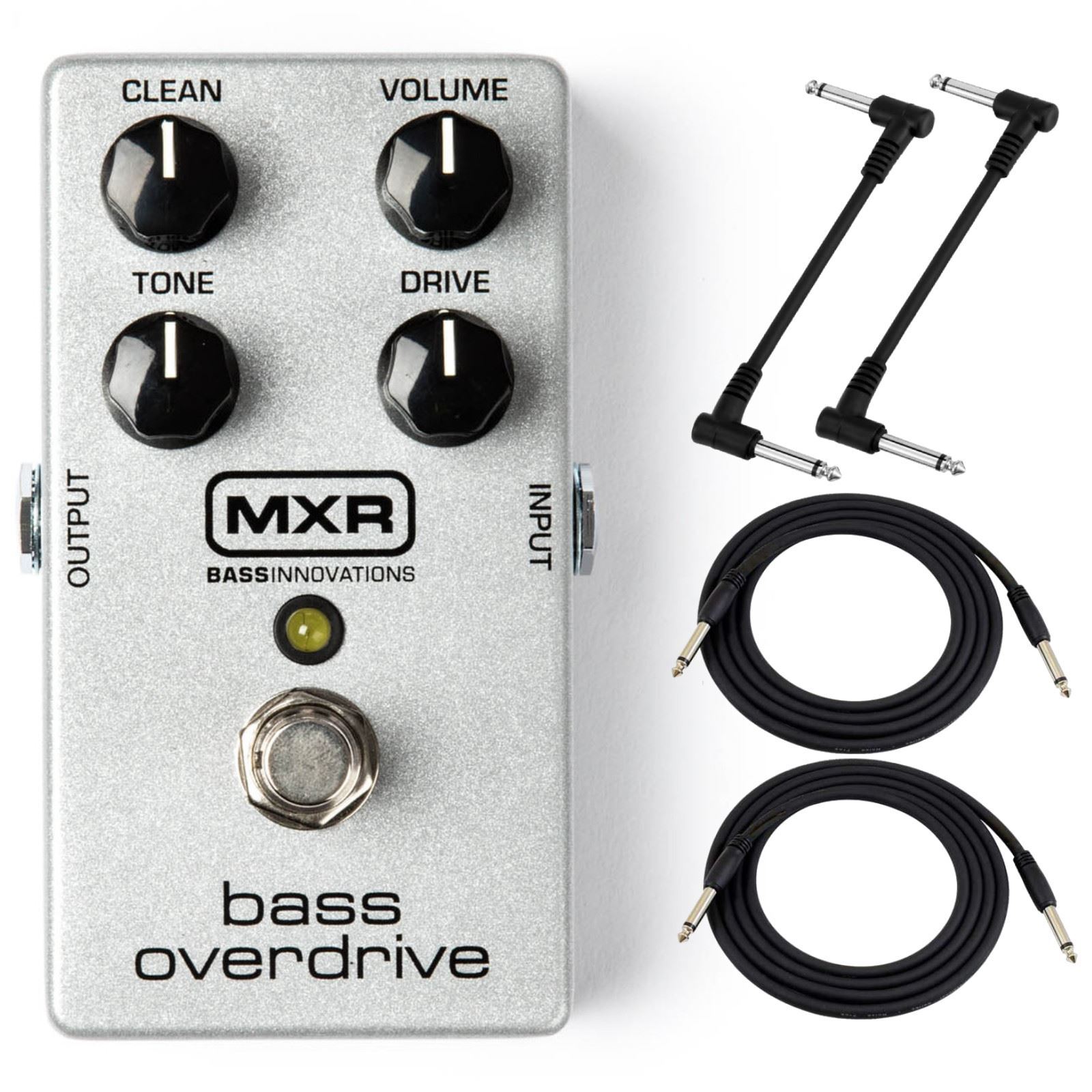 MXR M89 Bass Overdrive Effects Pedal with Cables