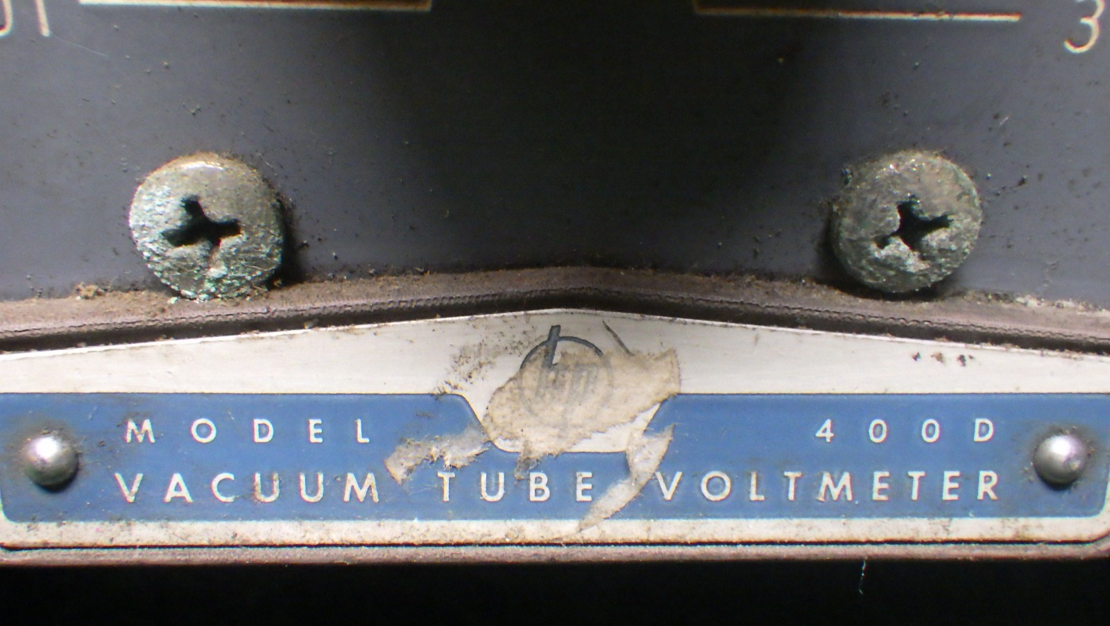 Vintage Hewlett Packard 400D Vacuum Tube Voltmeter Powers On/Untested #2