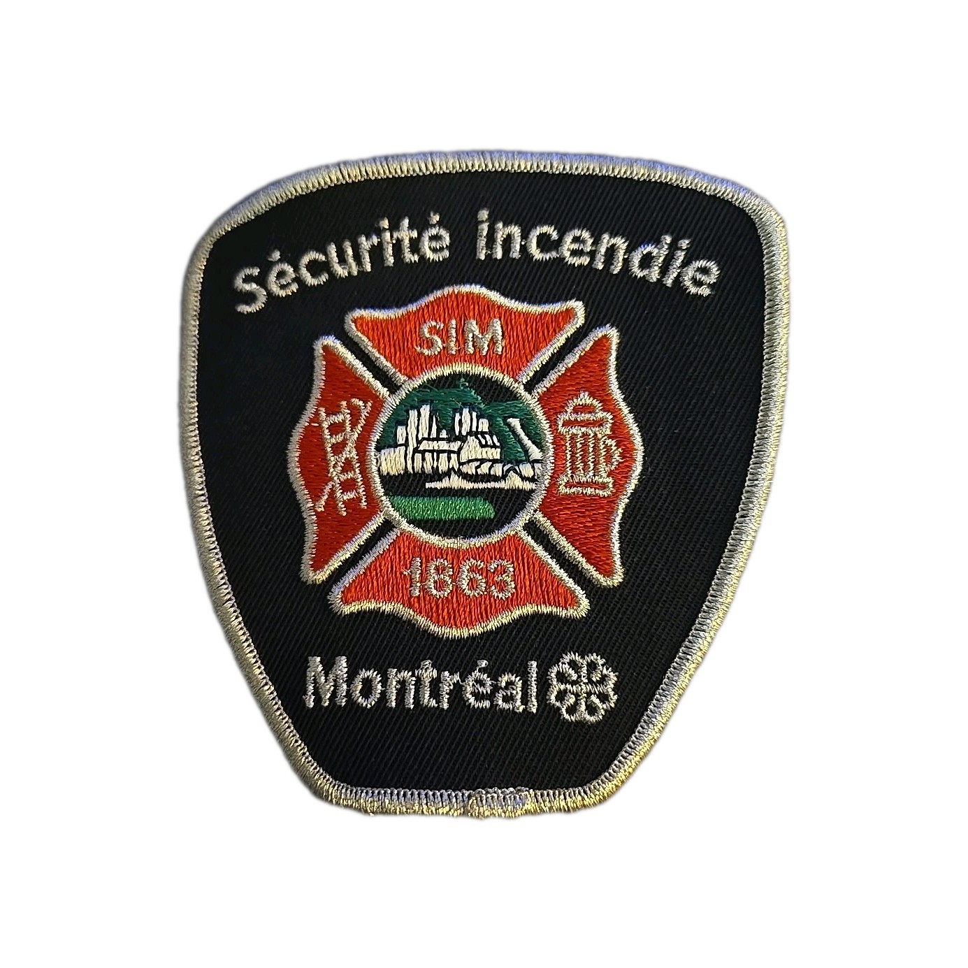 Ville de Montreal Incendie Canada Iron On Patch