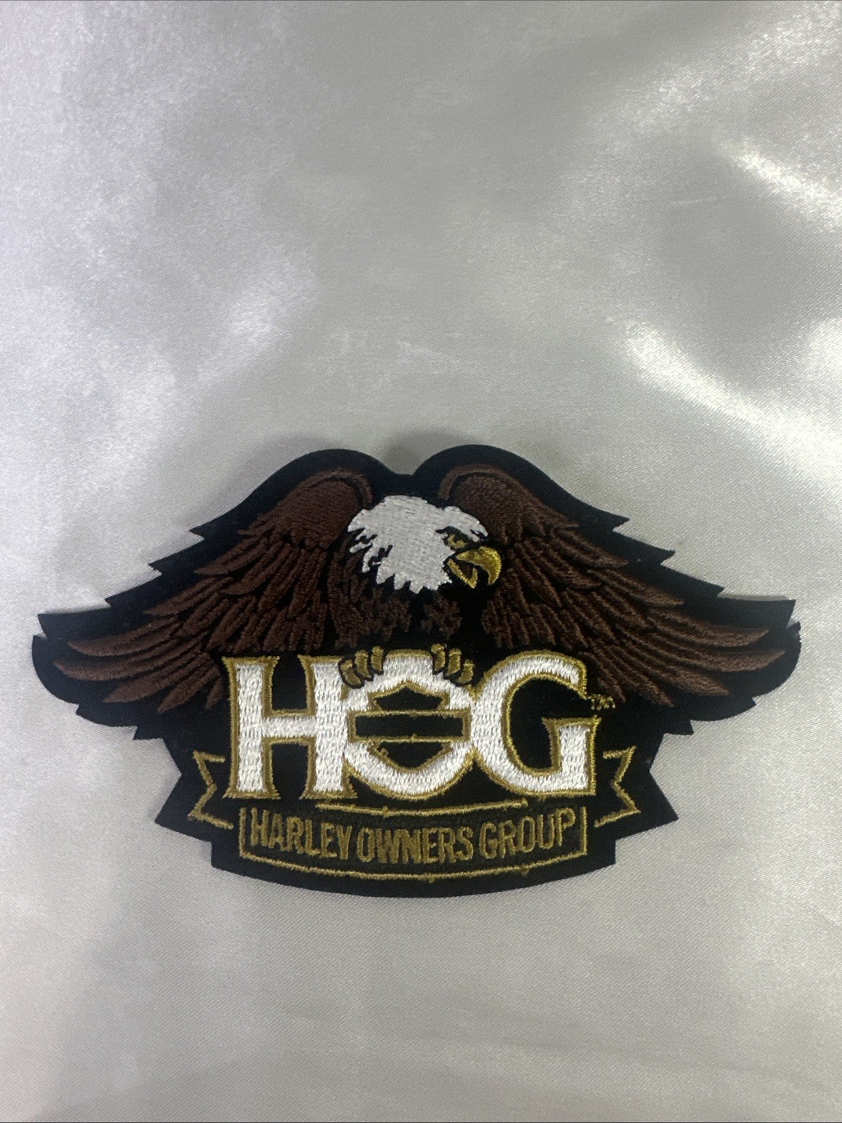 Harley Owners Group HOG Embroidered Eagle Patch