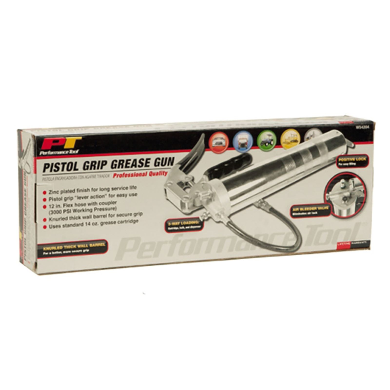Performance Tool Pro Pistol Grip Grease Gun W54204