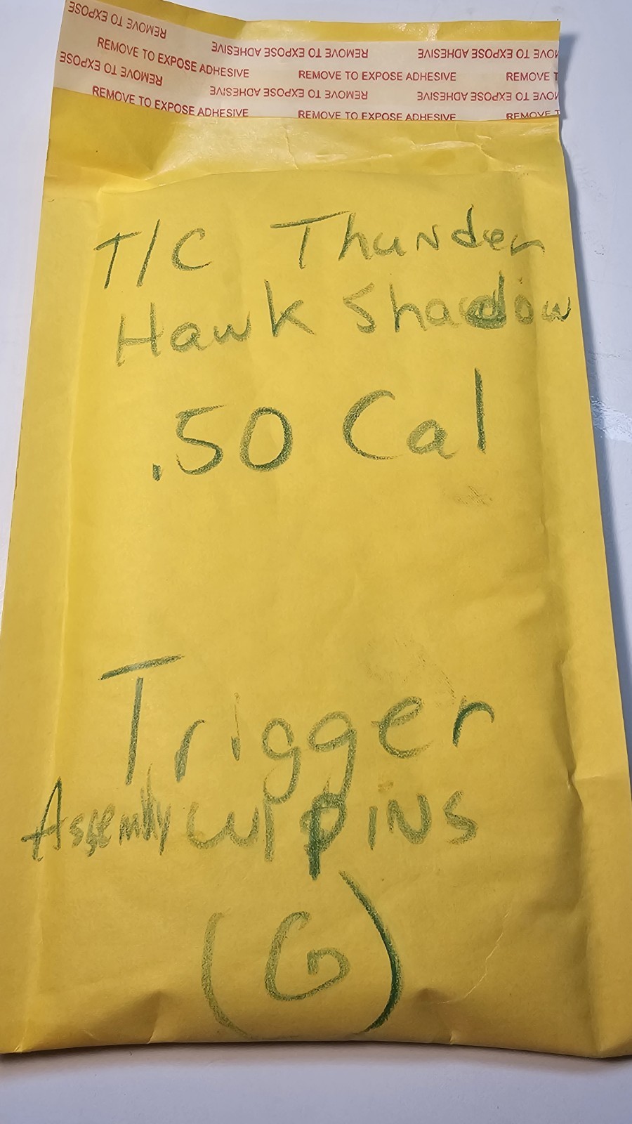 T/C Thunder Hawk Shadow Muzzleloader Trigger Assembly w/ Pins (8)