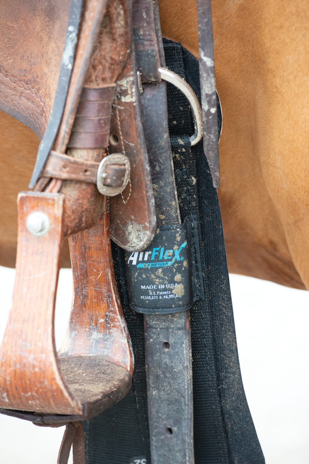 Weaver Leather, AirFlex® Roper Cinch with Flat Buckles