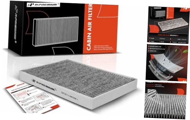 Cabin Air Filter with Activated Carbon for Audi A4, A5 Quattro, A6 allroad,