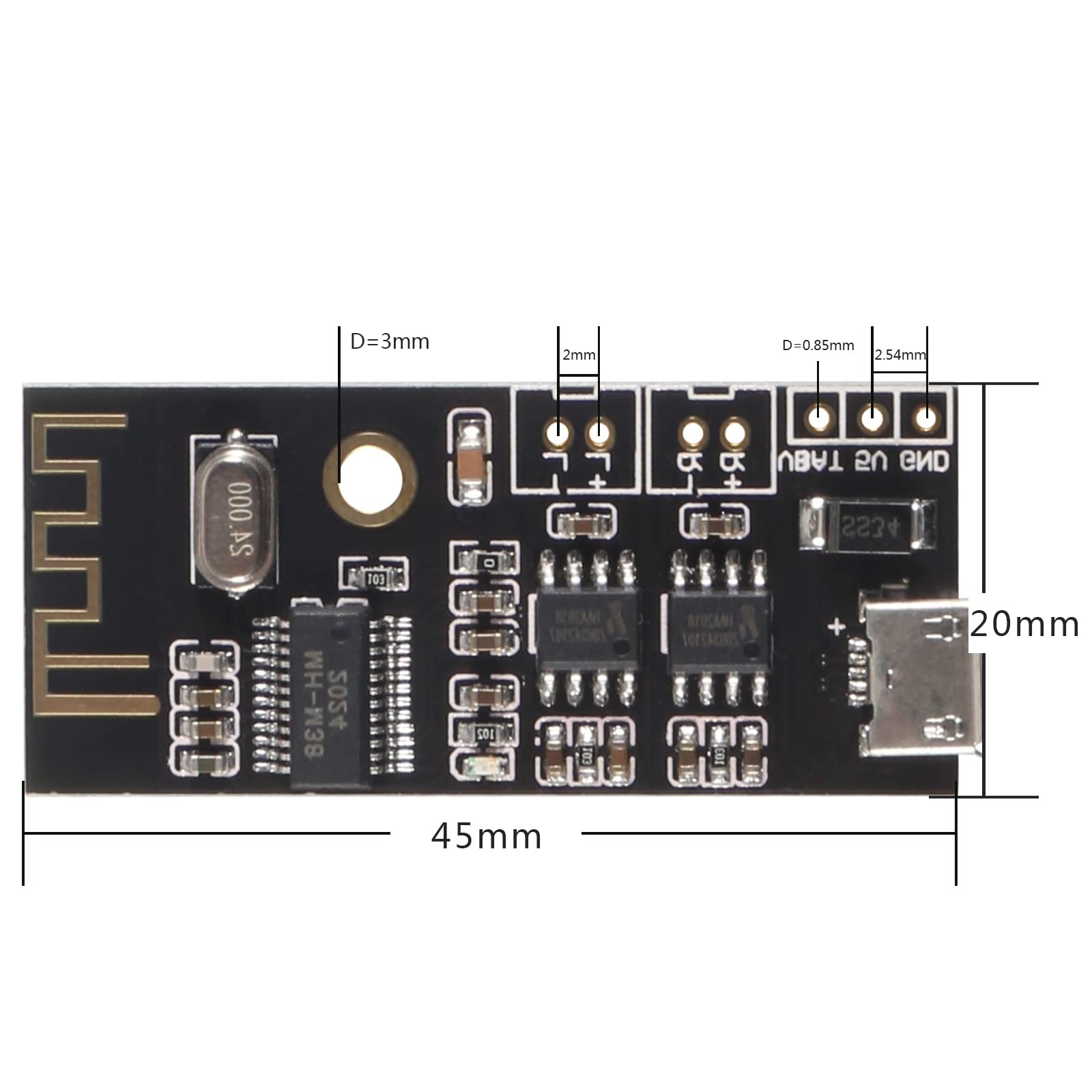 MH-M18/M28/M38 MP3 Decoder Board Bluetooth 4.2 5.0 Audio Module MP3 Receiver ...
