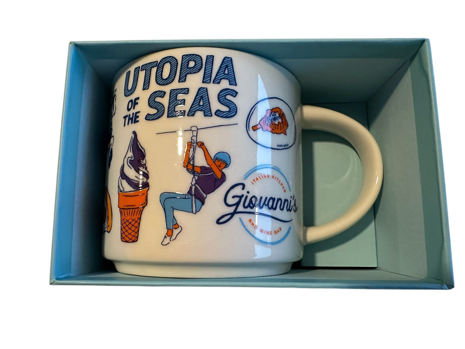 2024 STARBUCKS BEEN THERE SERIES UTOPIA OF SEAS COFFEE CUP MUG 14OZ CRUISING NEW