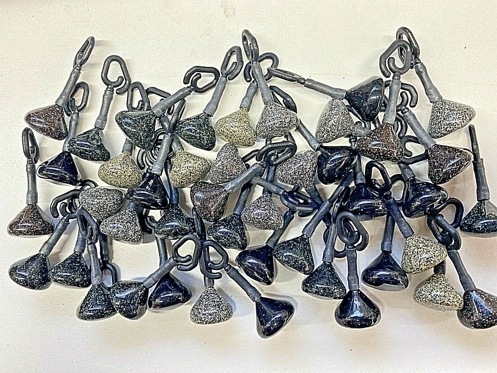 10 x 30 gram coloured BACK LEADS - WEIGHTS SINKERS Sea Carp River fishing tackle
