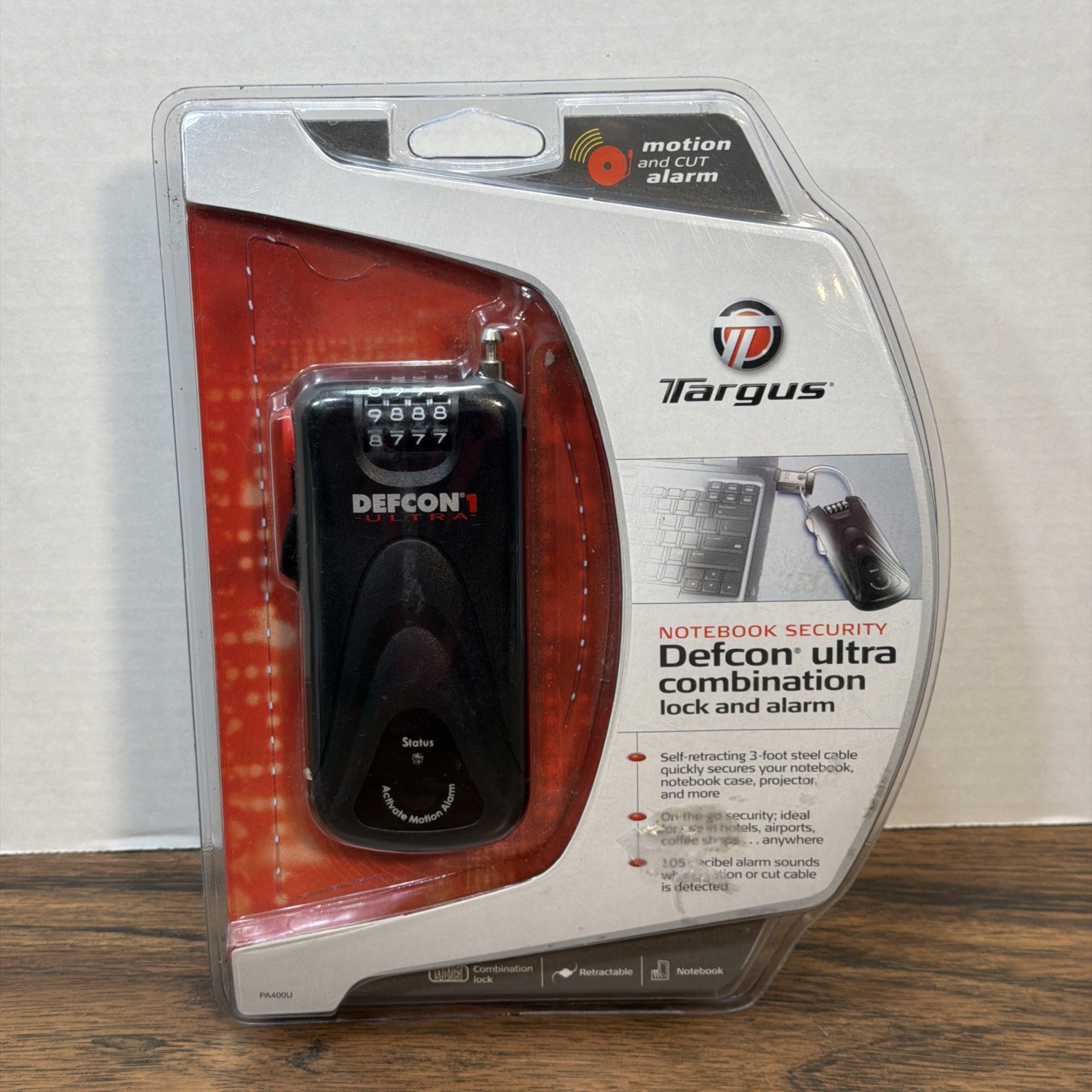 Targus DEFCON 1 Ultra Computer Security Alarm System Laptop & Notebook