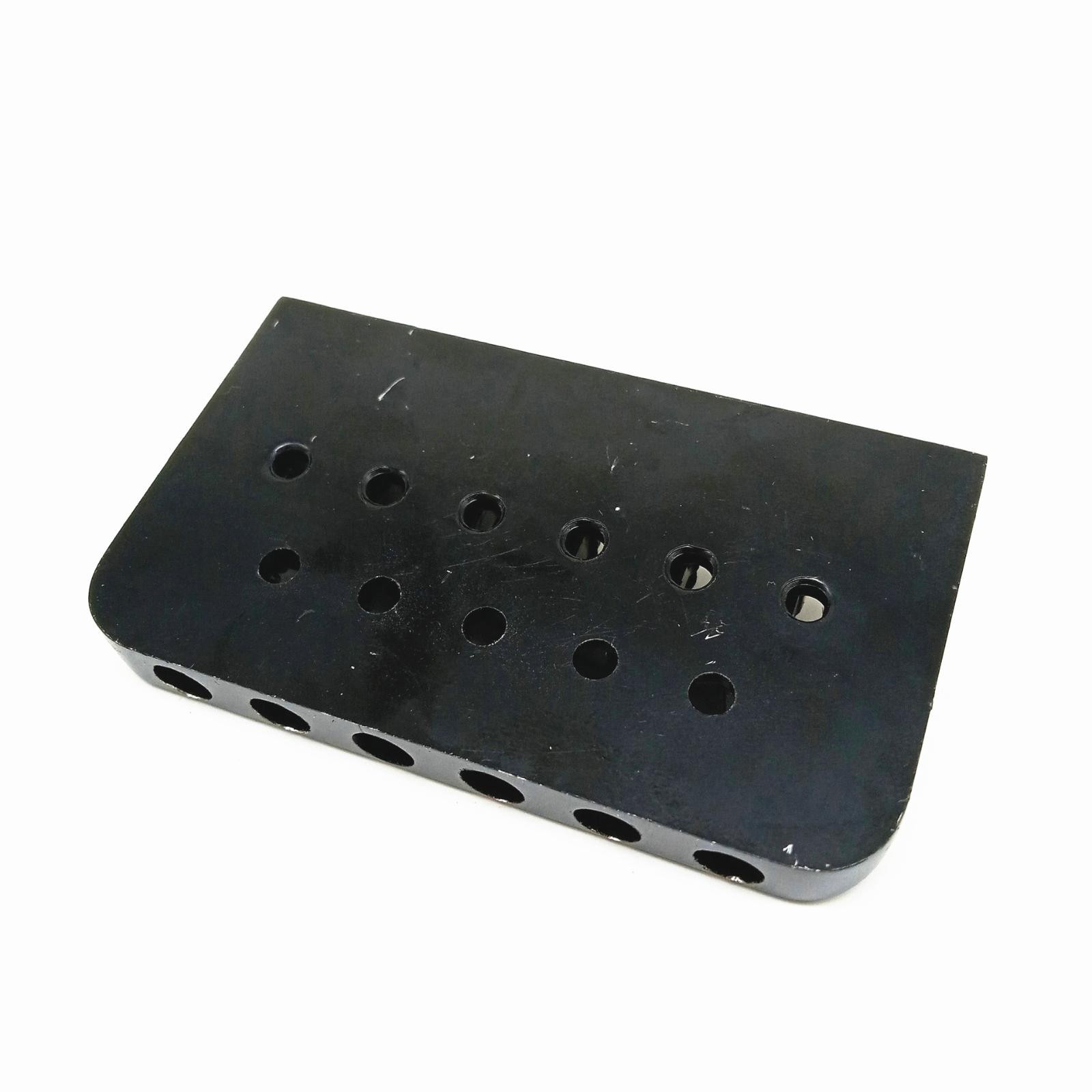 6 String Roller Saddle Hardtail Bridge Durable For Electric Guitar Replacement C