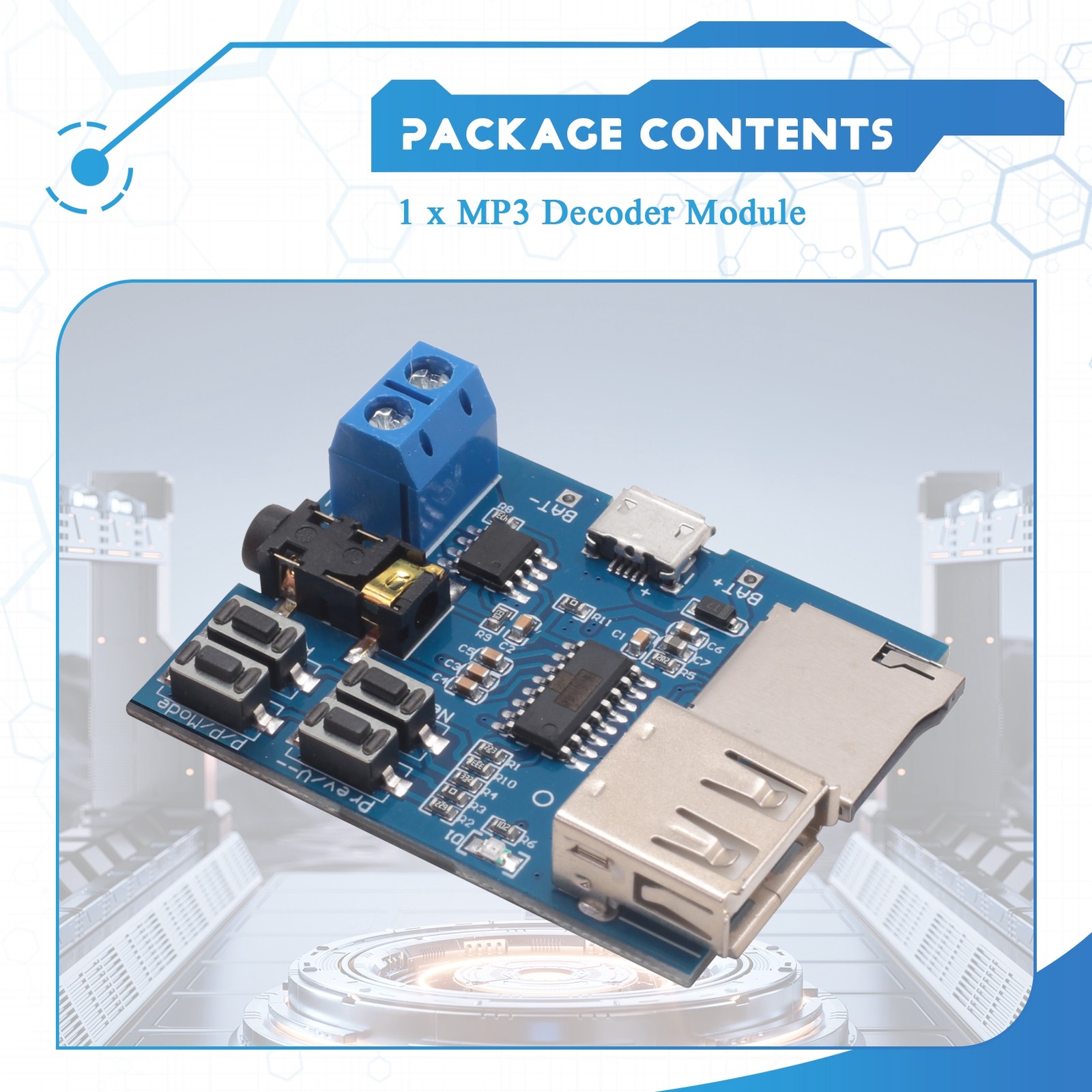 Mp3 Lossless Decoders Decoding Amplifier Mp3 Player Audio Module Mp3 2676