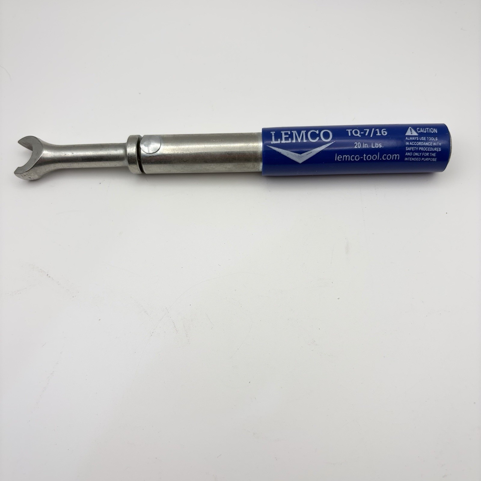 LEMCO TQ-7/16 Adjustable Non-Ratcheting Torque Wrench 7/16 in 20 in-lb