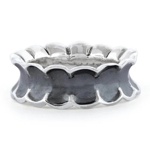 925 Sterling Silver Unique Oxidized Ring