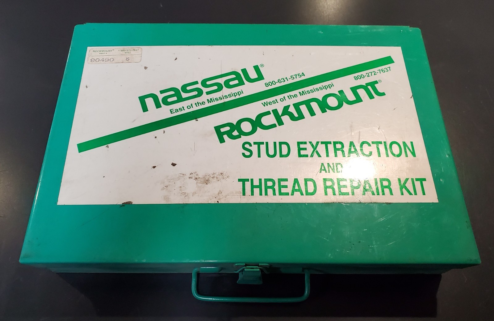 Nassau Rockmount 90490 Stud Extraction and Thread Repair Kit (Incomplete)