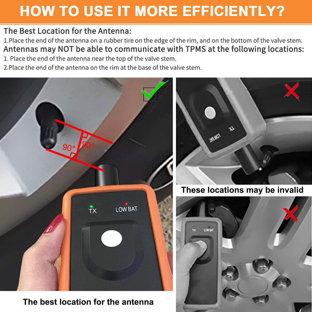 EL50448 TPMS Relearn Tire Sensor Pressure Monitor System Programming Activation