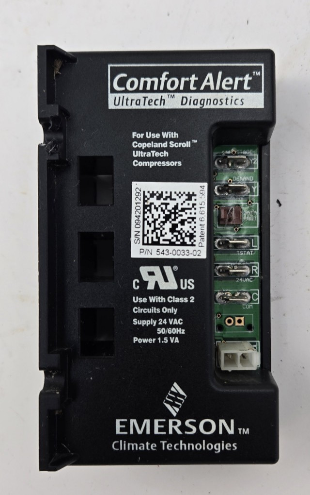 Emerson Comfort Alert Diagnostics 543-0033-02
