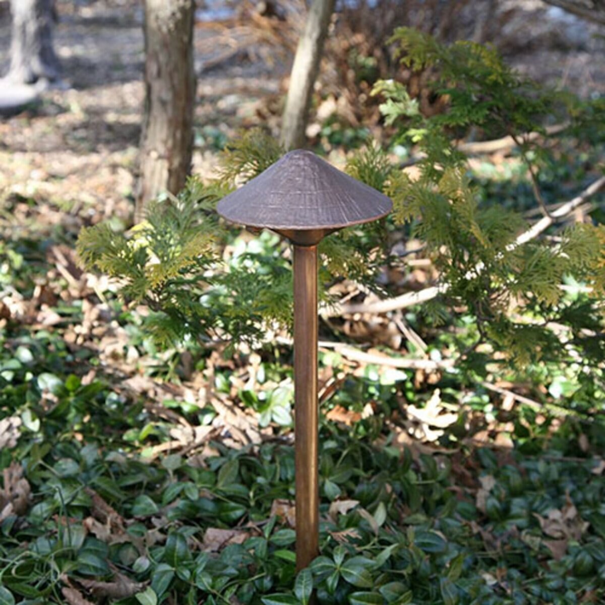 CAST Craftsman Series Cabana Path Light Solid Bronze LED