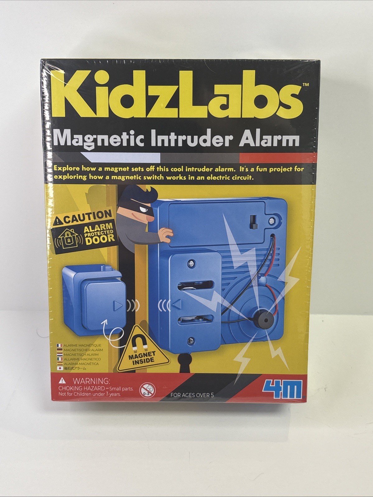 4M KidzLabs Science Kit Magnetic Intruder Alarm DIY Project Set Educational