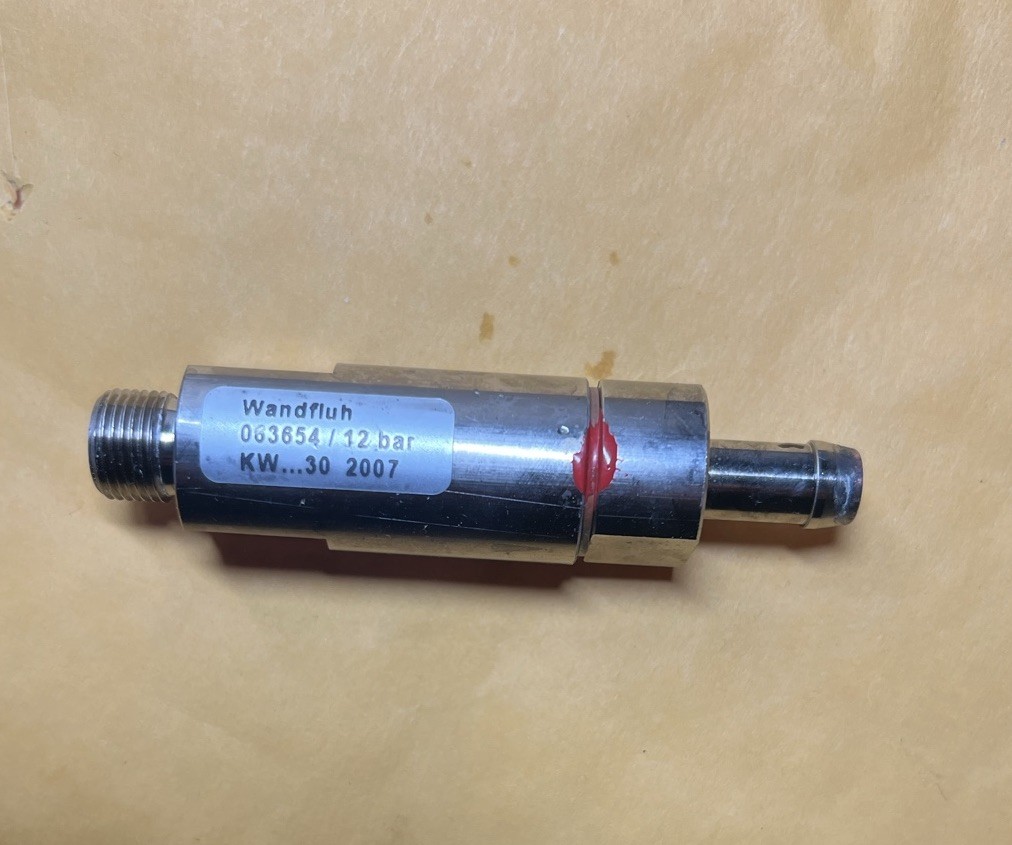 Schaerer Wandfluh 063654 2-Way Slip-In Cartridge Safety Valve 12 Bar KW 30