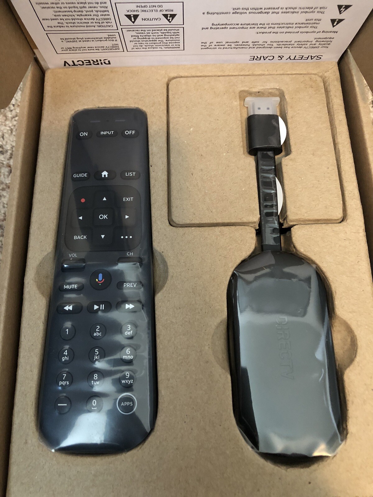 DIRECTV Gemini Air Streaming Device P21KW-500 FAST PRIORITY MAIL! USA SELLER