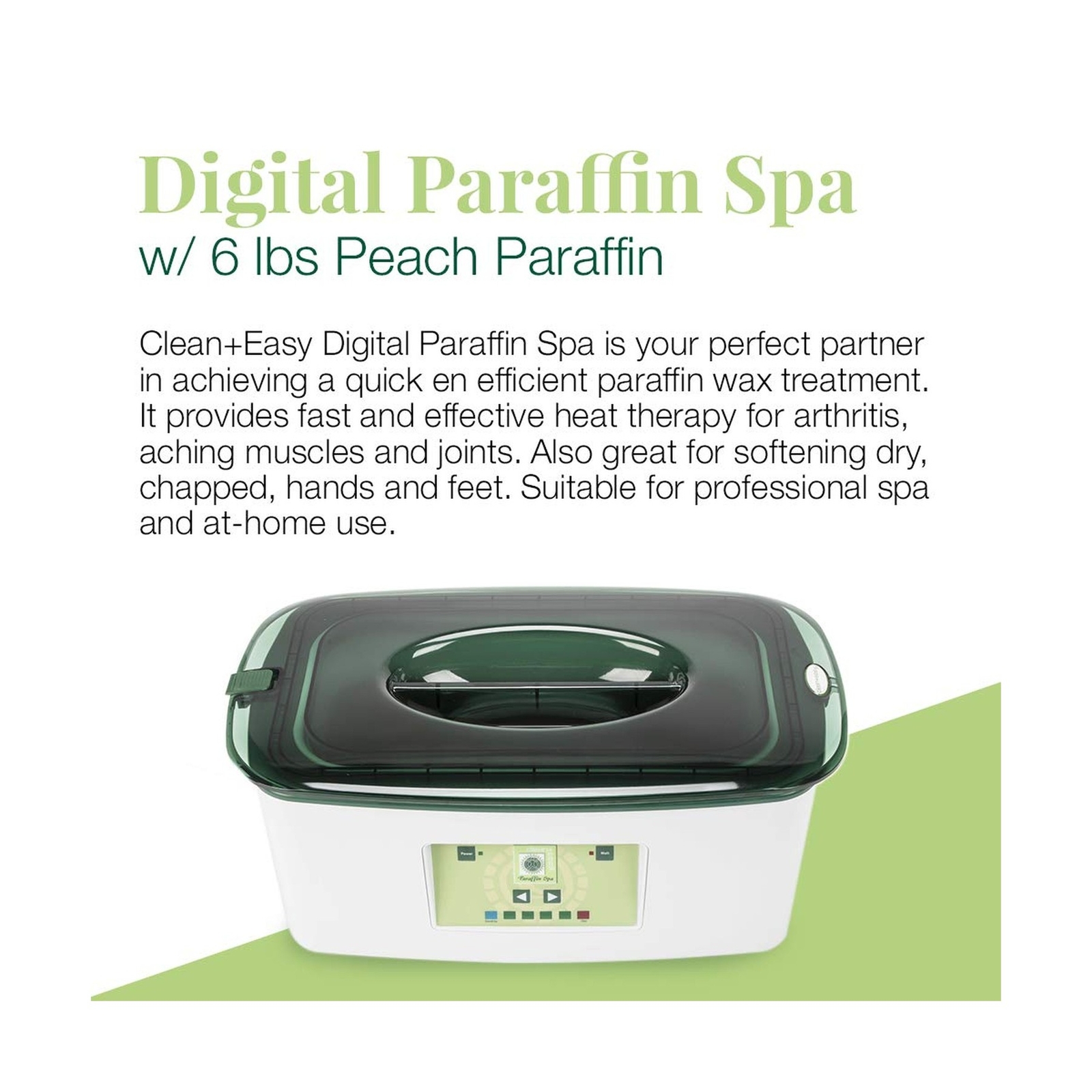 Clean + Easy Digital Paraffin Spa w/ 6 lbs Peach Paraffin