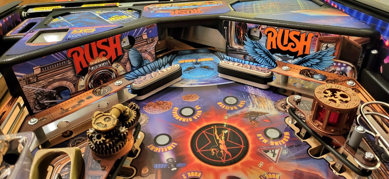 RUSH Pinball Mod DECAL Apron Wall ( SOLD AS A PAIR)