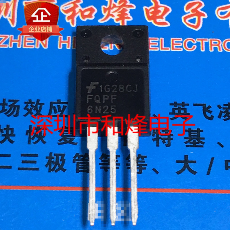 10PCS FQPF6N25 TO-220F