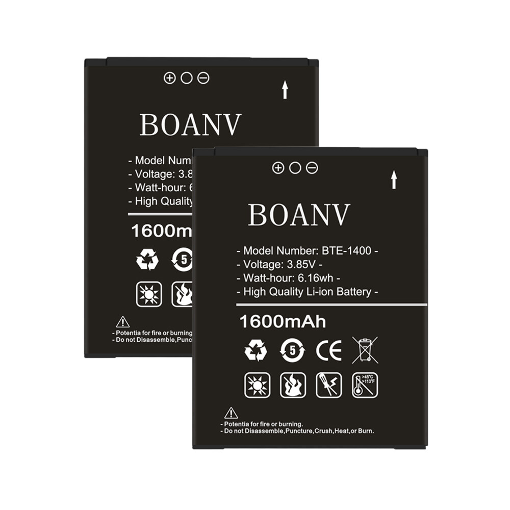 2pcs battery for Orbic Journey V RC2200L Verizon phone 1600mAh BTE-1400
