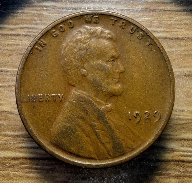 1929-P Lincoln Wheat Cent - Actual Coin Shown - Free Shipping & Tracking INV#10