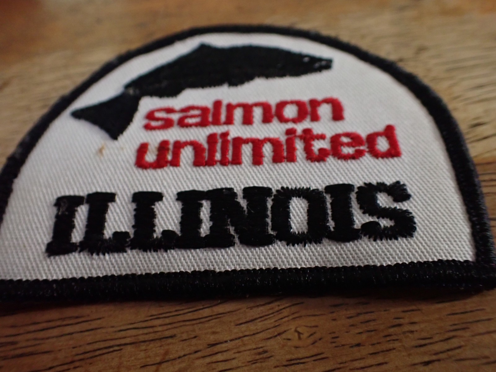 SALMON UNLIMITED LILLINOIS FISHING  ROD AND GUN CLUB      PATCH BX Y #150