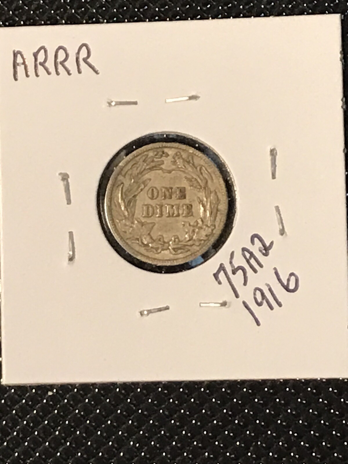 1916 Barber Dime Exceptional Coin